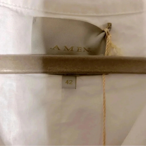 Amen Embellished Trench Coat - Italian Celebrity Favorite! NWT - Picture 9 of 12